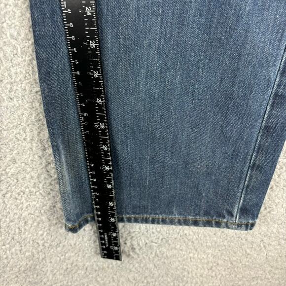 Aeropostale Jeans Mens 34x33 Blue Distressed Benton Original Bootcut (Tag 32x34) - Picture 9 of 11